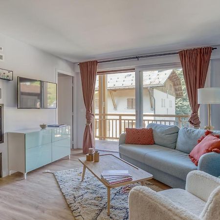 Rare ! Appartement Renove Dans Le Village Pieton De Megève Exteriör bild