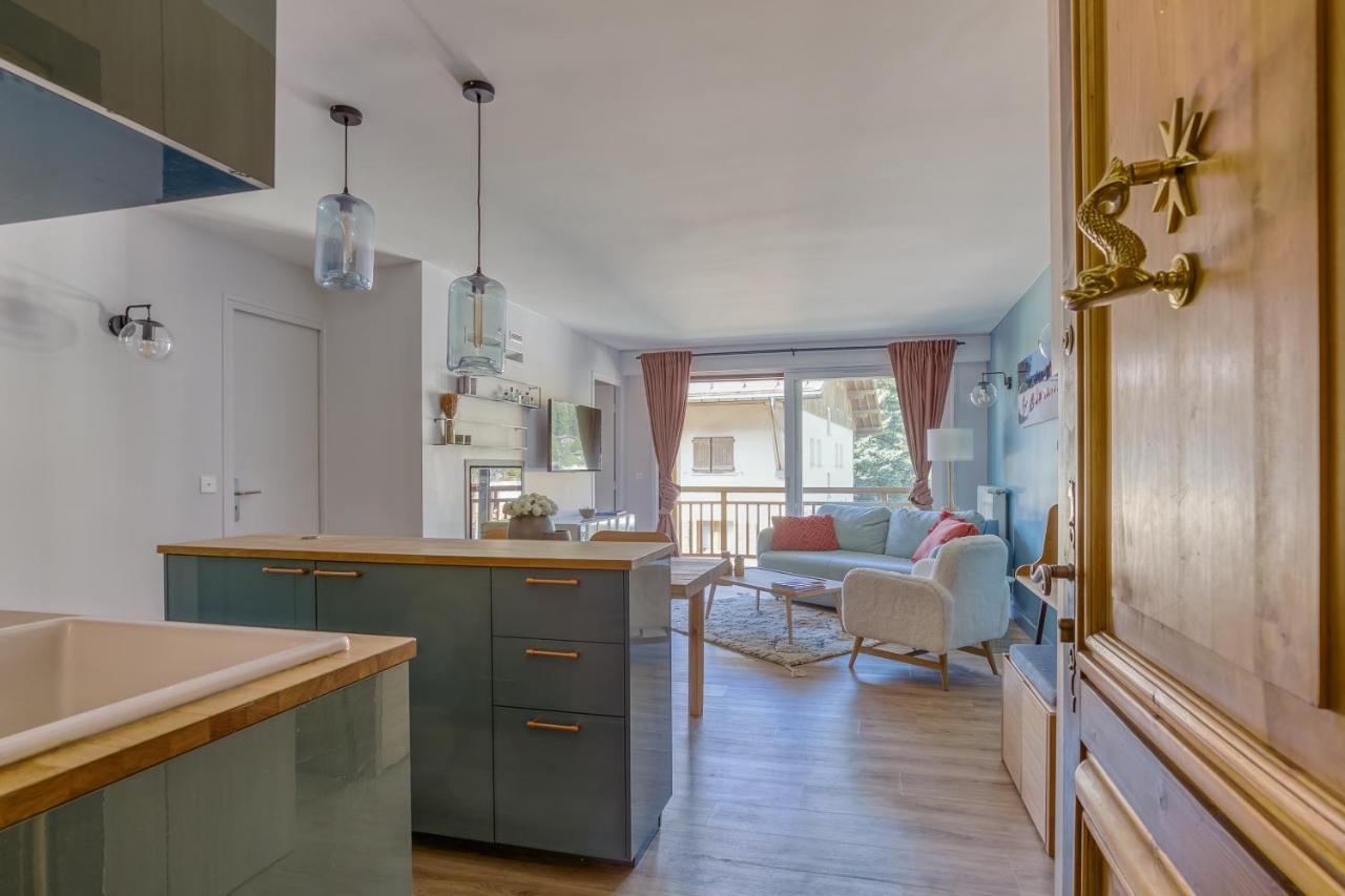 Rare ! Appartement Renove Dans Le Village Pieton De Megève Exteriör bild