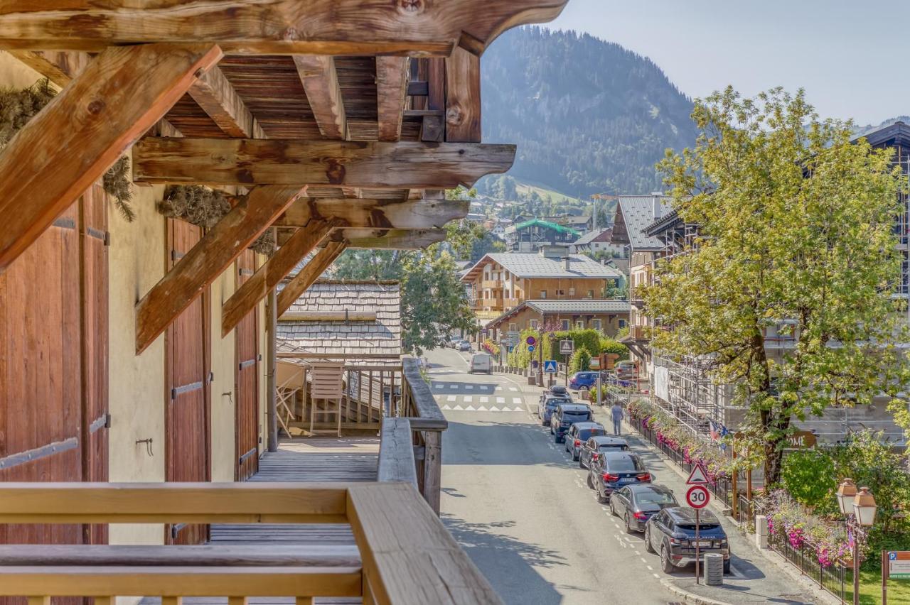 Rare ! Appartement Renove Dans Le Village Pieton De Megève Exteriör bild